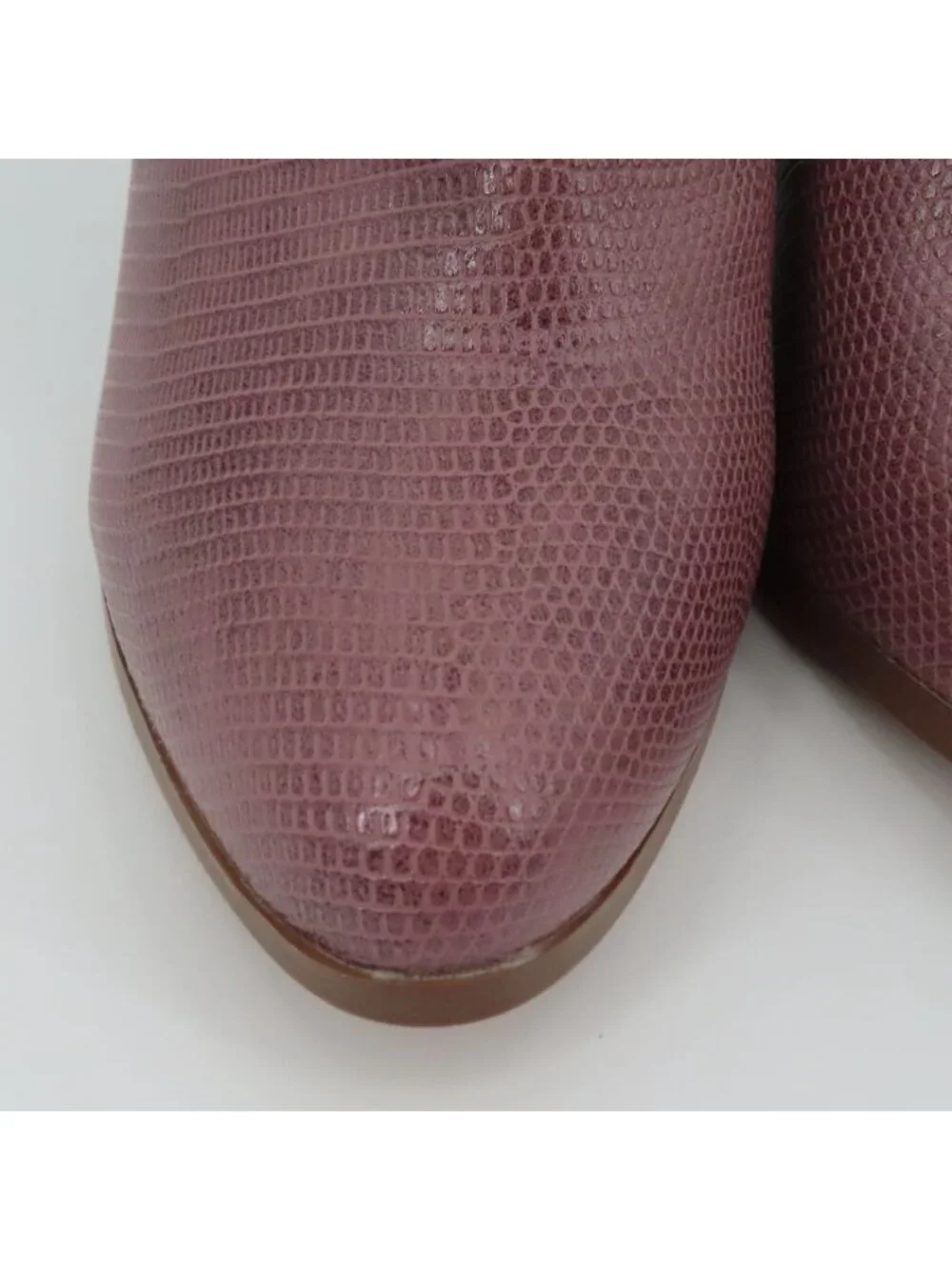 Journee Collection Women 9 GLAM True Comfort Foam Purple Wedge Zip Booties Shoes